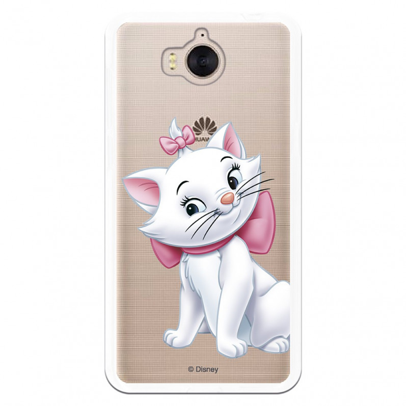 Coque Disney Officiel Marie Silhouette transparente pour Huawei Y5 2017 - Les Aristochats