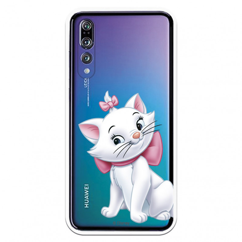 Coque Disney Officiel Marie Silhouette transparente pour Huawei P20 Pro - Les Aristochats