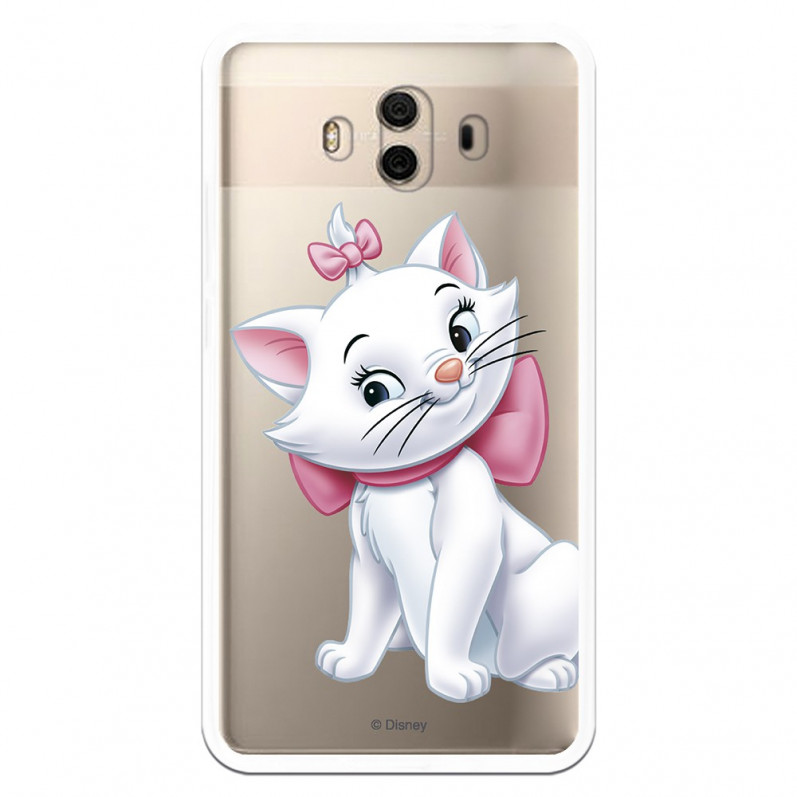 Coque Disney Officiel Marie Silhouette transparente pour Huawei Mate 10 - Les Aristochats