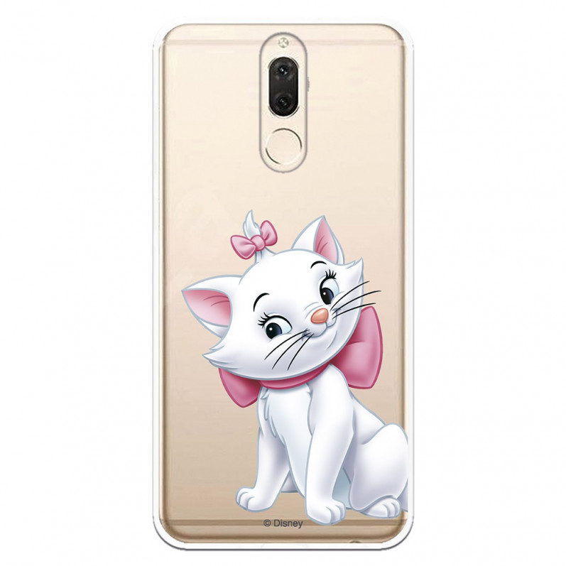 Coque Disney Officiel Marie Silhouette transparente pour Huawei Mate 10 Lite - Les Aristochats