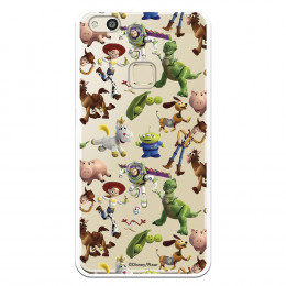 Carcasa Oficial Carcasa Oficial Disney Toy Story Siluetas Transparente - Toy Story para Huawei P10 Lite- La Casa de las Carcasas