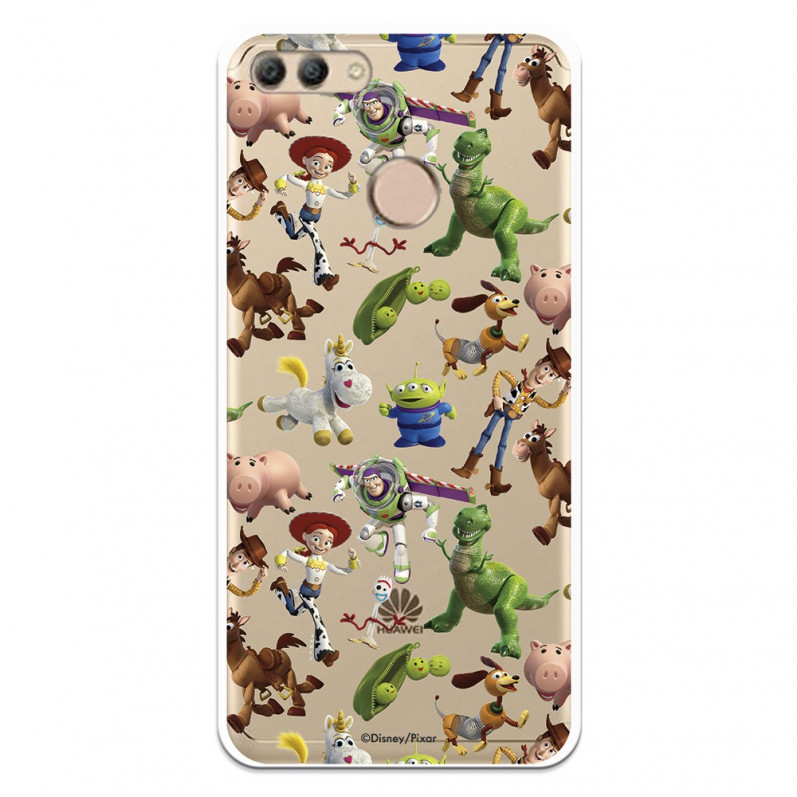 Carcasa Oficial Carcasa Oficial Disney Toy Story Siluetas Transparente - Toy Story para Huawei Y9 2018- La Casa de las Carcasas