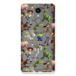 Carcasa Oficial Carcasa Oficial Disney Toy Story Siluetas Transparente - Toy Story para LG K9 2018 - La Casa de las Carcasas