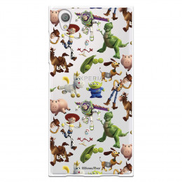 Carcasa Oficial Carcasa Oficial Disney Toy Story Siluetas Transparente - Toy Story para Sony Xperia L1- La Casa de las Carcasas