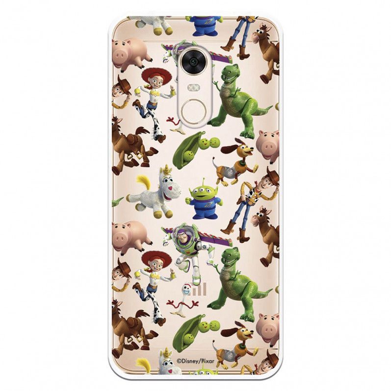 Coque Officielle Disney Toy Story Silhouettes Transparente - Toy Story pour Xiaomi Redmi 5 Plus