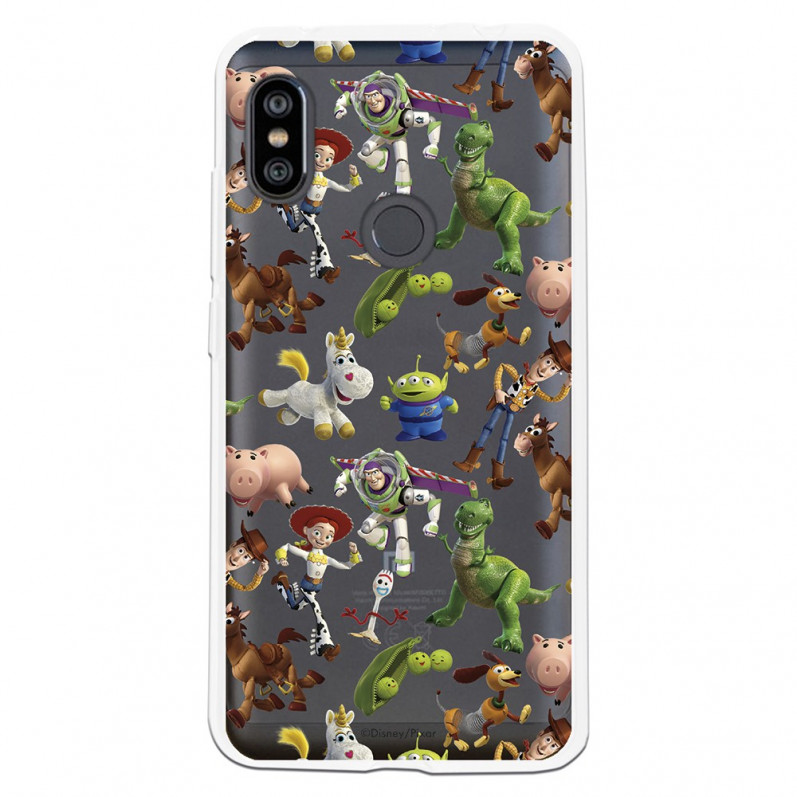 Coque Officielle Disney Toy Story Silhouettes Transparente - Toy Story pour Xiaomi Redmi Note 6