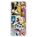 Carcasa Oficial Mickey Cómic para Xiaomi Mi A3 - Mickey y Minnie- La Casa de las Carcasas