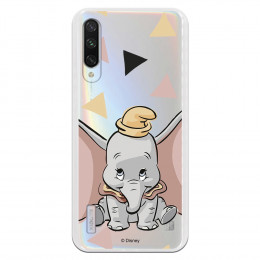 Carcasa Oficial Disney Dumbo silueta transparente para Xiaomi Mi A3 - Dumbo- La Casa de las Carcasas