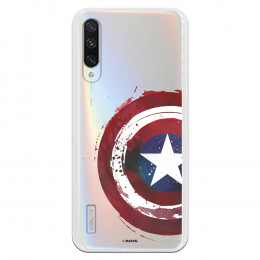 Carcasa Oficial Escudo Capitán América para Xiaomi Mi A3 - Marvel- La Casa de las Carcasas