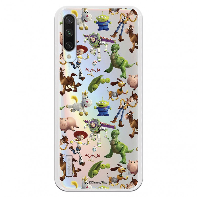 Carcasa Oficial Toy Story Siluetas Transparente para Xiaomi Mi A3 - Toy Story- La Casa de las Carcasas