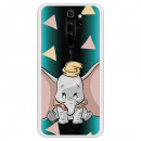 Funda para Xiaomi Redmi Note 8 Pro Oficial de Disney Dumbo Silueta Transparente - Dumbo