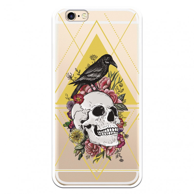 Carcasa Calavera Cuervo para iPhone 6 - La Casa de las Carcasas