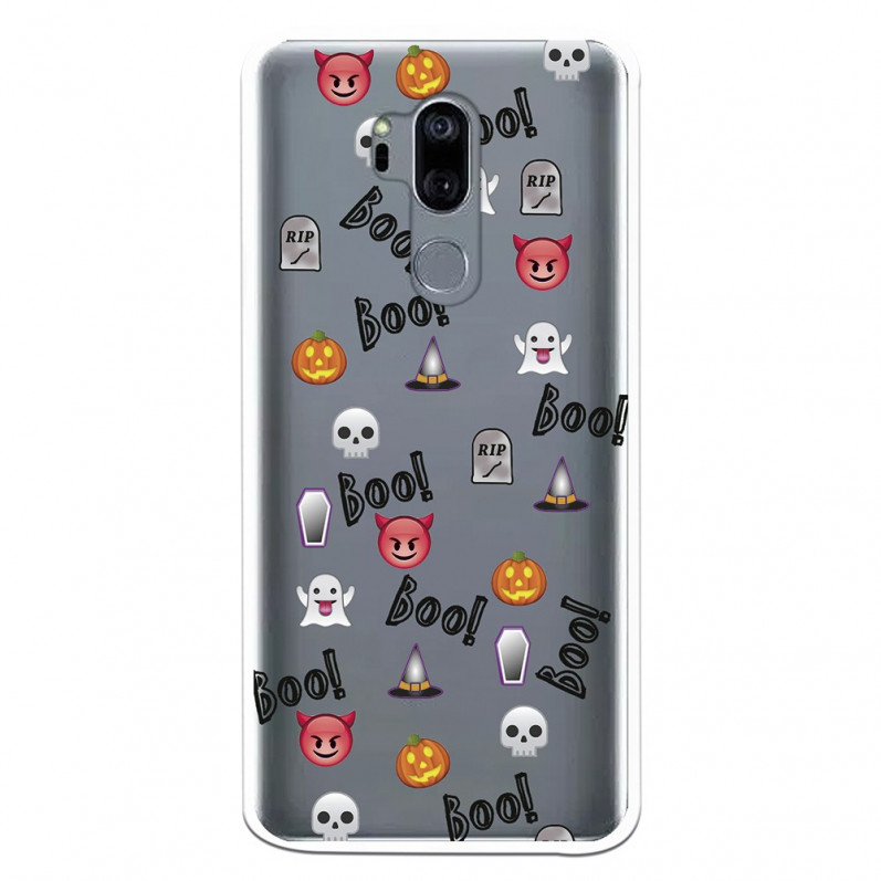 Carcasa Halloween Icons para LG G7- La Casa de las Carcasas