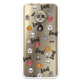 Carcasa Halloween Icons para Motorola Moto G6 Plus- La Casa de las Carcasas