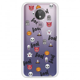 Carcasa Halloween Icons para Motorola Moto G7 Power- La Casa de las Carcasas