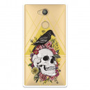 Carcasa Calavera Cuervo para Sony Xperia L2- La Casa de las Carcasas