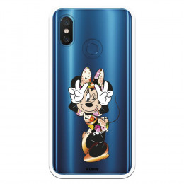 Funda para Xiaomi Mi 8 Oficial de Disney Minnie Posando - Clásicos Disney