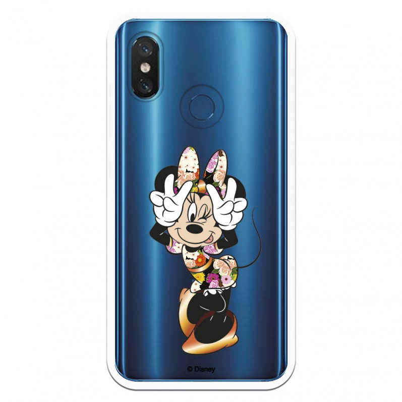 Funda para Xiaomi Mi 8 Oficial de Disney Minnie Posando - Clásicos Disney