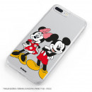 Carcasa para iPhone XS Oficial de Disney Mickey y Minnie Posando - Clásicos Disney