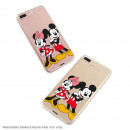 Carcasa para iPhone XS Oficial de Disney Mickey y Minnie Posando - Clásicos Disney