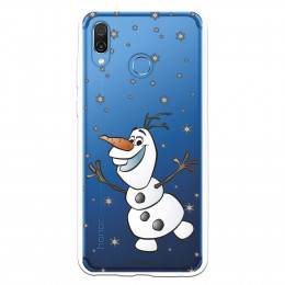 Funda para Huawei Honor Play Oficial de Disney Olaf Transparente - Frozen