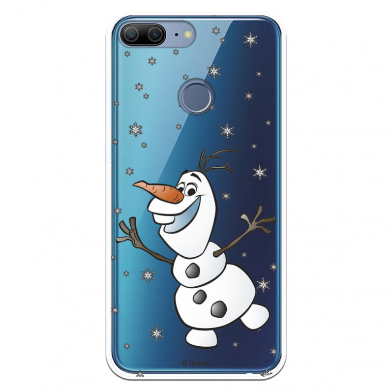 Funda para Huawei Honor 9 Lite Oficial de Disney Olaf Transparente - Frozen