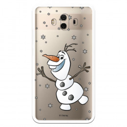 Funda para Huawei Mate 10 Oficial de Disney Olaf Transparente - Frozen