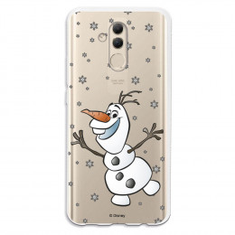 Funda para Huawei Mate 20 Lite Oficial de Disney Olaf Transparente - Frozen