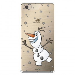 Funda para Huawei P8 Lite Oficial de Disney Olaf Transparente - Frozen