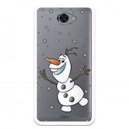 Funda para Huawei Y7 Oficial de Disney Olaf Transparente - Frozen