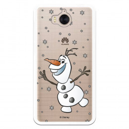 Funda para Huawei Y6 2017 Oficial de Disney Olaf Transparente - Frozen