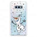 Funda para Samsung Galaxy S10e Oficial de Disney Olaf Transparente - Frozen