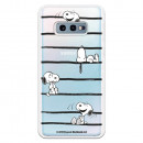 Funda para Samsung Galaxy S10e Oficial de Peanuts Snoopy rayas - Snoopy