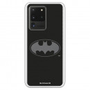 Funda para Samsung Galaxy S20 Ultra Oficial de DC Comics Batman Logo Transparente - DC Comics