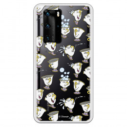 Funda para Huawei P40 Oficial de Disney Chip Potts Siluetas - La Bella y la Bestia