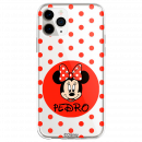 Coque Téléphone Portable Personnalisée Disney avec ton Nom Minnie Mouse - Licence Officielle de Disney
