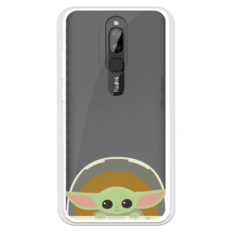 Funda para Xiaomi Redmi 8 Oficial de Star Wars Baby Yoda Sonrisas - Star  Wars