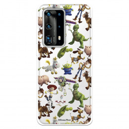 Funda para Huawei P40 Pro Oficial de Disney Muñecos Toy Story Siluetas - Toy Story