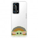 Funda para Huawei P40 Pro Oficial de Star Wars Baby Yoda Sonrisas - The Mandalorian