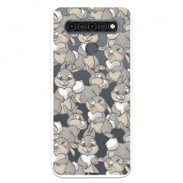 Funda para LG K61 Oficial de Disney Tambor Patrones - Bambi