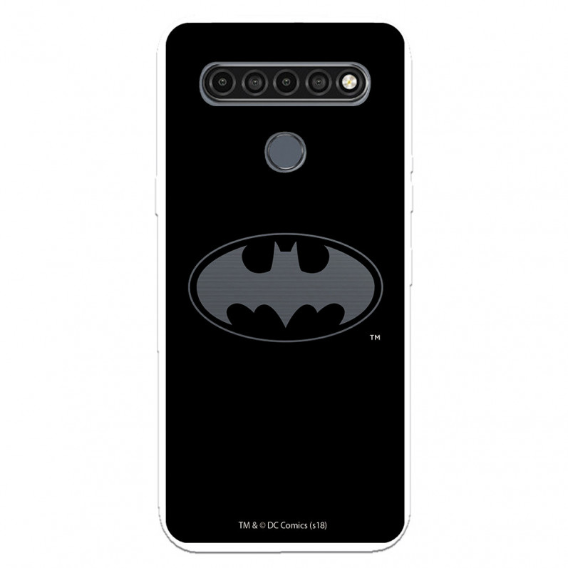 Funda para LG K61 Oficial de DC Comics Batman Logo Transparente - DC Comics