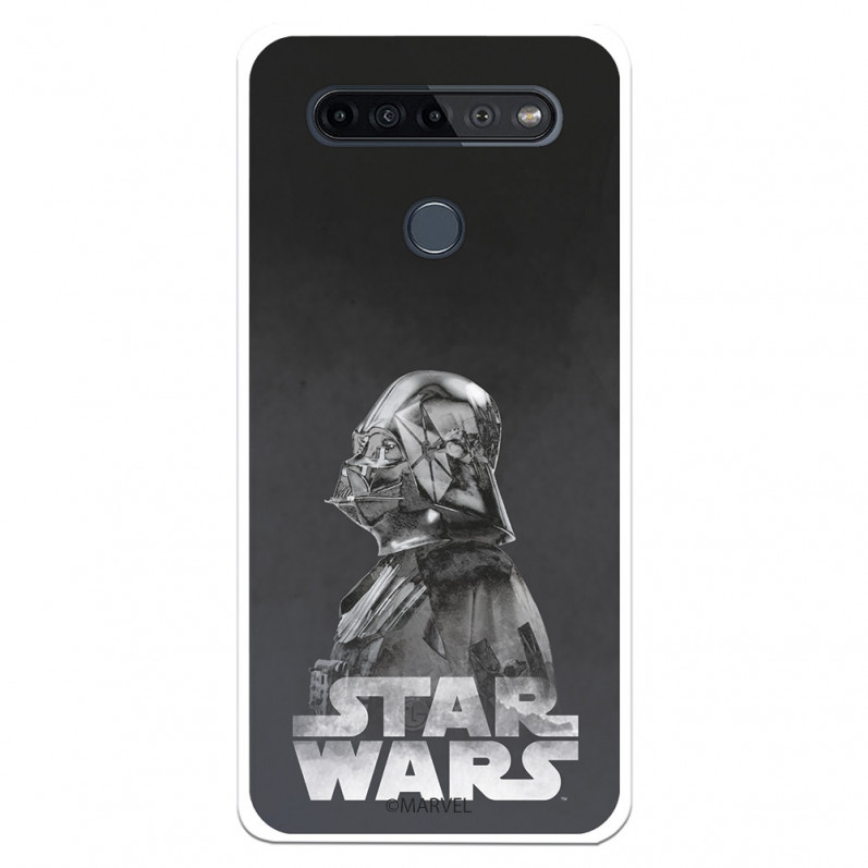 Fundaara LG K51S Oficial de Star Wars Darth Vader Fondo negro - Star Wars