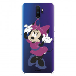 Funda para Oppo A5 2020 Oficial de Disney Minnie Rosa - Clásicos Disney