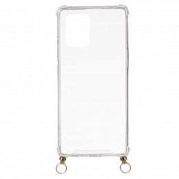 Funda Silicona Colgante Transparente para Samsung Galaxy A91- La Casa de las Carcasas