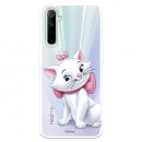 Funda para Realme 6 Oficial de Disney Marie Silueta - Los Aristogatos