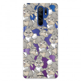 Funda para Xiaomi Redmi 9 Oficial de Disney Tambor Patrones - Bambi