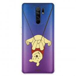 Funda para Xiaomi Redmi 9 Oficial de Disney Winnie  Columpio - Winnie The Pooh