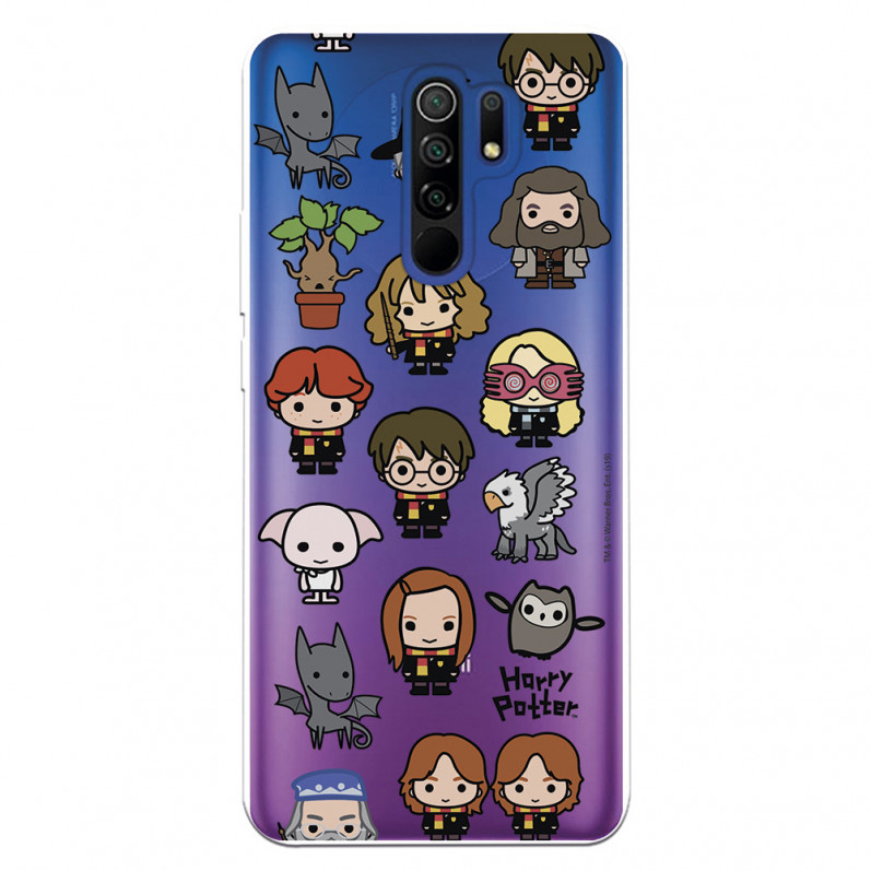 Funda para Xiaomi Redmi 9 Oficial de Harry Potter Personajes Iconos - Harry Potter