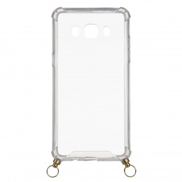 Funda Transparente con Colgante para Samsung Galaxy J5 2016