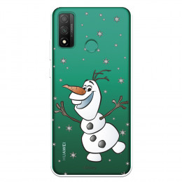 Funda para Huawei P Smart 2020 Oficial de Disney Olaf Transparente - Frozen